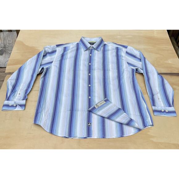 NAT NAST‎ Men's Sz. XL Multicolor Luxury Originals Shirt 100% Cotton - New